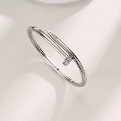 Diamond Nail Bracelet