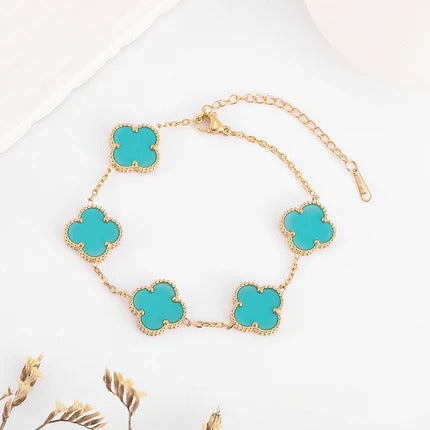 Four-Leaf Clover Bracelet