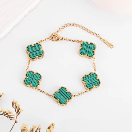 Four-Leaf Clover Bracelet